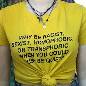 🧚🏼‍♂️slogan tee